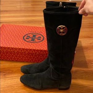 Tory Burch suede boots